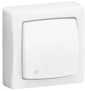 Διακόπτης Α/Ρ Φωτεινός και Μπουτόν Λευκό Oteo 086017L Legrand-086017L-Λευκό 086017L