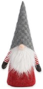 Χριστουγεννιάτικο Στοπ Πόρτας Nef-Nef Homeware Gnome Grey Hat