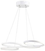 Φωτιστικό Οροφής - Ράγα Swing 166PRG1183 70x37x80cm Led 40-60W 6500K White Opviq