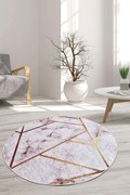 Χαλί Brett Djt Çap White-Gold Conceptum Hypnose 140X140cm Round