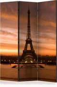 Διαχωριστικό με 3 τμήματα - Eiffel tower at dawn [Room Dividers]