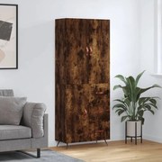 vidaXL Ντουλάπι Καπνιστή Δρυς 69,5x34x180 εκ. από Επεξεργασμένο Ξύλο