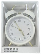 Ρολόι Ξυπνητήρι Αναλογικό Μεταλλικό με Διπλό Κουδούνι - Analog Metal Alarm Clock