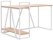 Γραφείο Lissa Kose 550ARN3430 140x90x85cm Oak-White