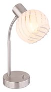 Πορτατίφ Globo Lighting Willy 54025-1T Νίκελ Ματ