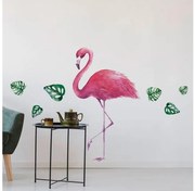 Αυτοκόλλητα Τοίχου Βινυλίου Tropical Flamingos 44237 Ango 44237