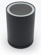 Σποτ Οροφής Αλουμινίου Στρογγυλό GU10 Στεγανό IP54 H9 Lumen-3-80811-Ανθρακί 3-80811