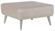 Artekko Σκαμπώ NIL 80x80x47 ύφασμα Iga 1018 και ξύλινα πόδια Artekko 783-7124
