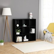 Βιβλιοθήκη Μαύρη 98 x 29 x 97,5 εκ. Επεξεργασμένο Ξύλο 801126