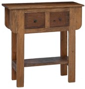 vidaXL Τραπεζάκι Σαλονιού 80x35x80 εκ. από Μείγμα Ανακυκλωμένων Ξύλων