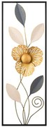 Διακοσμητικό Τοίχου Orchid 279ENZ2578 32x5x90cm Multi-Black Wallity Μέταλλο