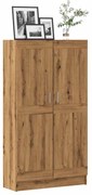 vidaXL Βιβλιοθήκη Artisan Δρυς 82,5x30,5x150 εκ. Επεξεργασμένο Ξύλο