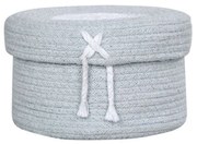 Καλάθι Αποθήκευσης Candy Box LOR-BSK-CANBO-LBL-S Light Blue 13Χ20Cm Lorena Canals Βαμβάκι-Μικροφίμπρα