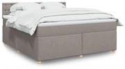 ΚΡΕΒΑΤΙ BOXSPRING ΜΕ ΣΤΡΩΜΑ TAUPE 180X200 ΕΚ. ΥΦΑΣΜΑΤΙΝΟ 3286777