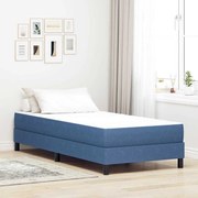 vidaXL Στρώμα Κρεβατιού με στρώμα Μπλε 80 x 200 cm ύφασμα