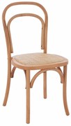 Καρέκλα Ξύλινη Aliyah HM8644.01 Από Ξύλο Οξιάς 45x54x89cm Natural Wood
