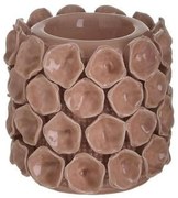 Κηροπήγιο Κοράλι 3-70-755-0069 Φ9x8cm Red Inart Ceramic