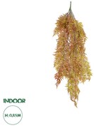 GloboStar® Artificial Garden HANGING FERN 20852 Τεχνητό Διακοσμητικό Κρεμαστό Φυτό Φτέρη Μ30 x Π14 x Υ85cm