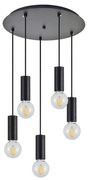 Φωτιστικό Οροφής  SE21-BL-4-5BL ADEPT TUBE Black Pendant+ - 51W - 100W - 77-8481