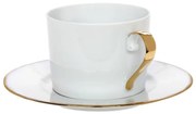 Φλυτζάνι Τσαγιού Πορσελάνης 220ml Elegant Gold CRYSPO TRIO 24.021.16