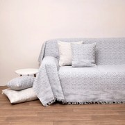 Ριχτάρι 3023 Grey Viopros Τετραθέσιο 180x320cm 100% Βαμβάκι