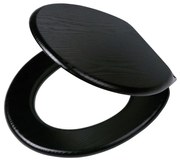 Καπάκι Λεκάνης Blackwash 252030746 Mdf 43,3x37,7x5,5cm Black Tiger Mdf