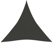 vidaXL Πανί Σκίασης Ανθρακί 4,5 x 4,5 x 4,5 μ. από HDPE 160 γρ./μ²