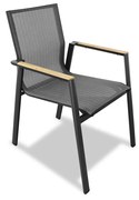 Aspen Armchair Alu Dark Grey  metax-01-00-2676 διάστ.67.0000 x 57.5000 x 88.0000