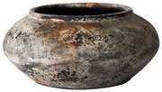 Βάζο Echo 17 Rust Grey Terracotta Ø35xH17 cm MUUBS