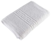 Πετσέτα Ξενοδοχείου Μαίανδρος White 100% Cotton 500gsm Προσώπου 50x90cm 100% Cotton