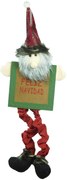 Χριστουγεννιάτικη Διακοσμητική Ταμπέλα Άγιος Βασίλης 20x56cm 236964b
