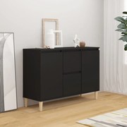 vidaXL Ραφιέρα Μαύρη 103,5 x 35 x 70 εκ. από Μοριοσανίδα