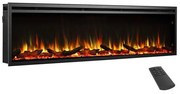 Έξυπνο Ηλεκτρικό Τζάκι Ένθετο 1500W Μαύρο Richen Insert 183 R-EF 289B Sieline R-EF 289B Μαύρο