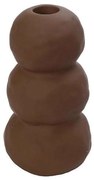 Κηροπήγιο Κεραμικό KLA322K4 8,3x16,5cm Brown Espiel Κεραμικό