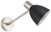 Απλίκα Φωτιστικό Τοίχου 1xE27 Κώνος Adept Homelighting-77-8332-Νίκελ Ματ 77-8332