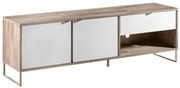 MATIS Έπιπλο TV DENVER δρυς kalaj/ λευκό γυαλιστερό 172,8x40x54 MATIS160273