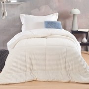 Γούνινο Κουβερτοπάπλωμα Μονό (160x220) Rythmos Etoile White