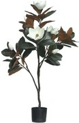 Τεχνητό Δέντρο Σε Γλάστρα Μανώλια 04-24121 115cm Multi-White Marhome Συνθετικό Υλικό