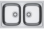 Franke Spark SKX 620-34-34 Ένθετος Ανοξείδωτος νεροχύτης 80x50cm Ατσάλι Βουρτσισμένο