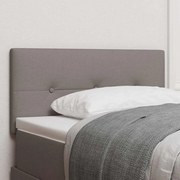 vidaXL LED Κεφαλάρι με φώτα λωρίδας LED με κεφαλάρι Taupe 90 cm ύφασμα
