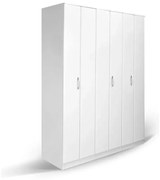 MATIS Ντουλάπα φυσούνα Fortuna F3 Άσπρη Matis304309