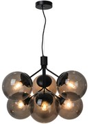 Φωτιστικό Οροφής Κρεμαστό Ivona 6 2112163003 E27 28W Black Nordlux