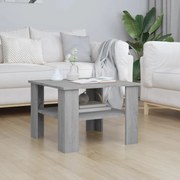 vidaXL Τραπεζάκι Σαλονιού Γκρι Sonoma 60x60x42 εκ. Επεξεργασμένο Ξύλο