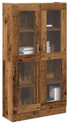 Ντουλάπι Όψη Παλαιού Ξύλου 82,5x30,5x150 εκ. Επεξεργασμένο Ξύλο