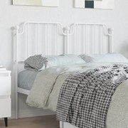 vidaXL Κεφαλάρι Λευκό 120 εκ. Μεταλλικό