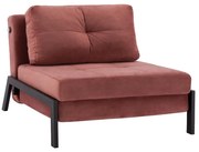 Πολυθρόνα - Κρεβάτι CONSTANCE C3078.12 Βελούδο Σάπιο Μήλο 95x92x66Υ εκ. 95x92x66 εκ.