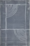 Χαλί Cosmo Συνθετικό Modern 038 Grey 160X230cm