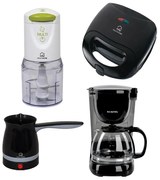 MULTIHOME ΣΕΤ MULTIHOME ΠΟΛΥΚΟΠΤΗΣ HFP-601 400W + ΤΟΣΤΙΕΡΑ SLS1009 BLACK 750W + ΗΛΕΚΤΡΙΚΟ ΜΠΡΙΚΙ HCP-002 ΜΑΥΡΟ 1000W + KUMTEL ΚΑΦΕΤΙΕΡΑ ΦΙΛΤΡΟΥ HFCM-01 BLACK 750W 999-002-91419