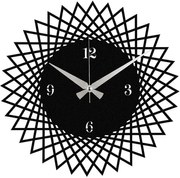 Ρολόι Τοίχου Enzoclock 279ENZ1426 Φ48cm Black Wallity Μέταλλο