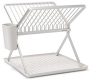 Πτυσσόμενο στεγνωτήριο πιάτων Brabantia SinkSide 1004154, Σχάρα για μαχαιροπίρουνα, Ανθεκτικό στη διάβρωση, Ανοιχτό γκρι